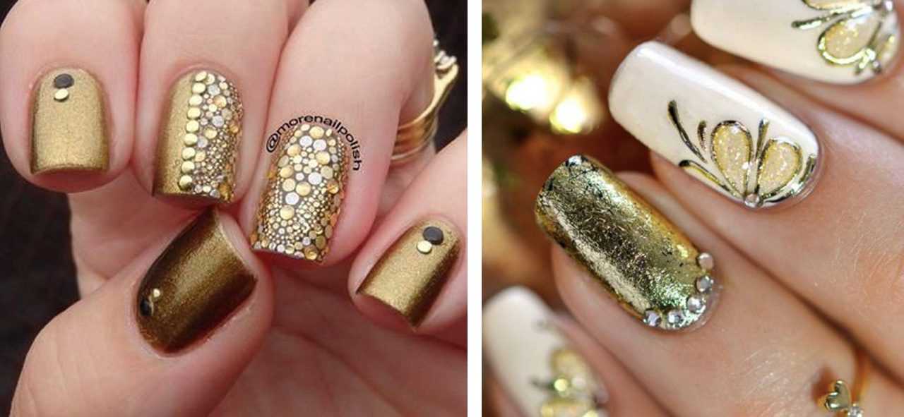 Дизайн ногтей с золотом: интересные варианты