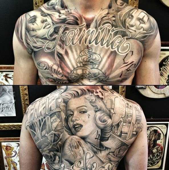 Тату стиль чикано (chicano tattoo)