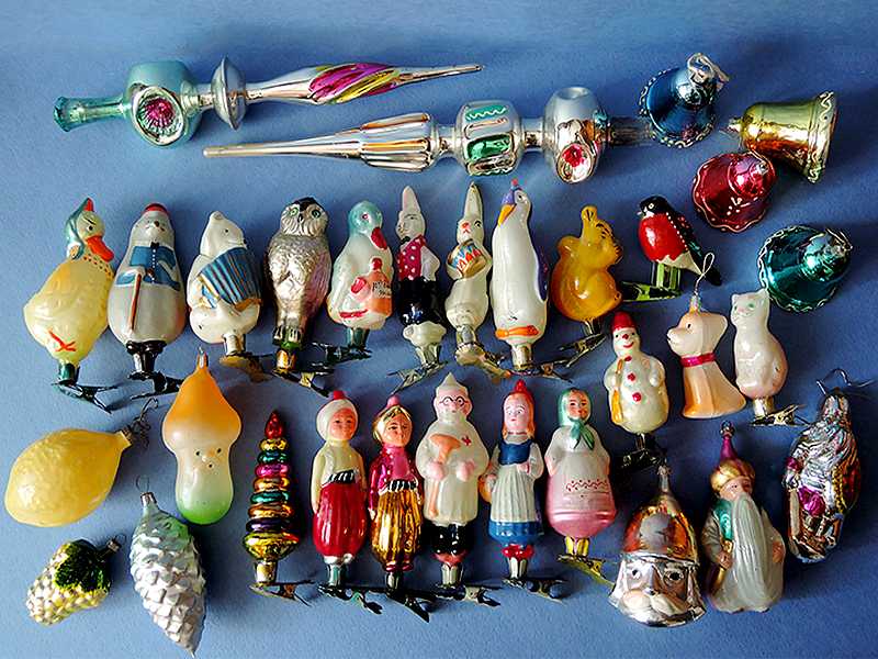 Покажу советские новогодние игрушки из частной коллекции