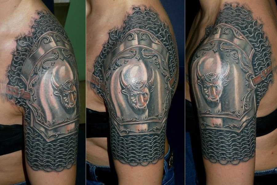 Тату гладиатор: 100 фото примеров, значение, эскизы