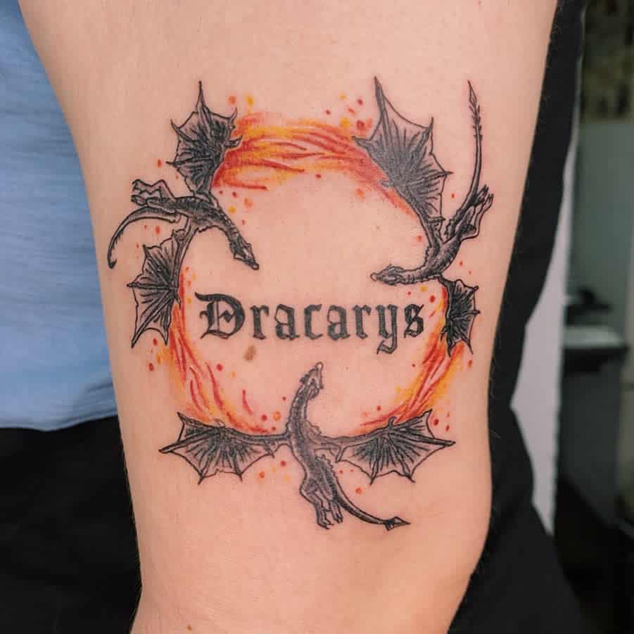 Top 57 best game of thrones dragon tattoo ideas