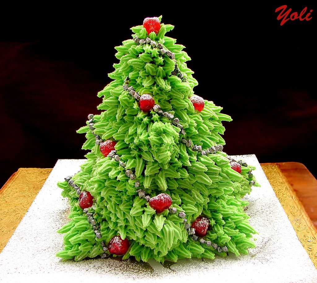Новогодний медовый торт елка - торт цифра | lovecooking.ru