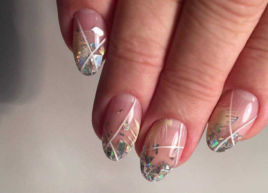 Маникюр с разводами: 100 лучших идей дизайна на фото