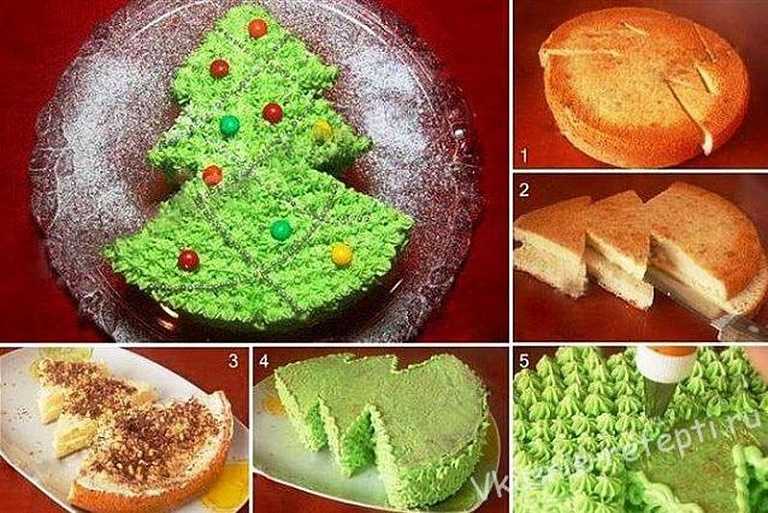 Новогодний медовый торт елка - торт цифра | lovecooking.ru