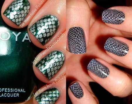 Змея на ногтях: дизайн, 100 фото маникюра с модными рисунками