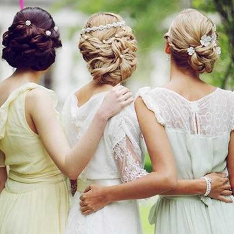 Прически для подружки невесты: варианты роскошных причесок