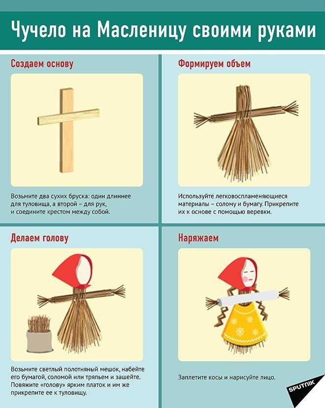 Как сделать чучело на масленицу: советы и приметы