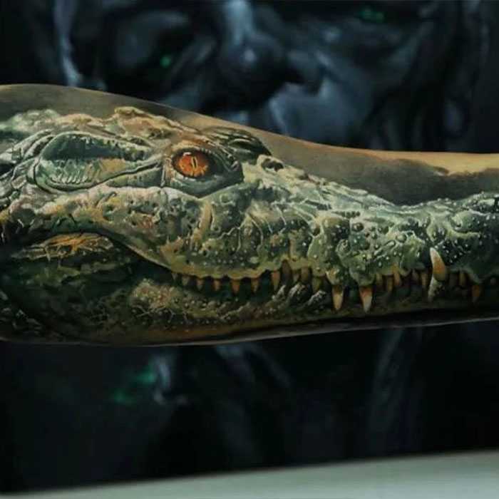 Tattoo • значение тату: крокодил