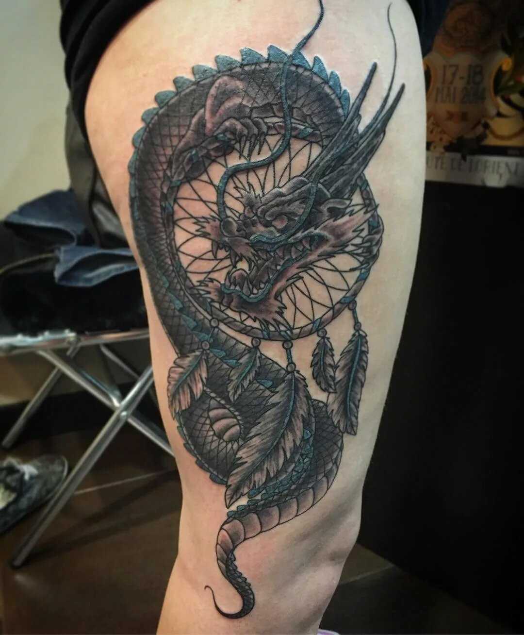Татуировки дракона для мужчин: подбираем для себя