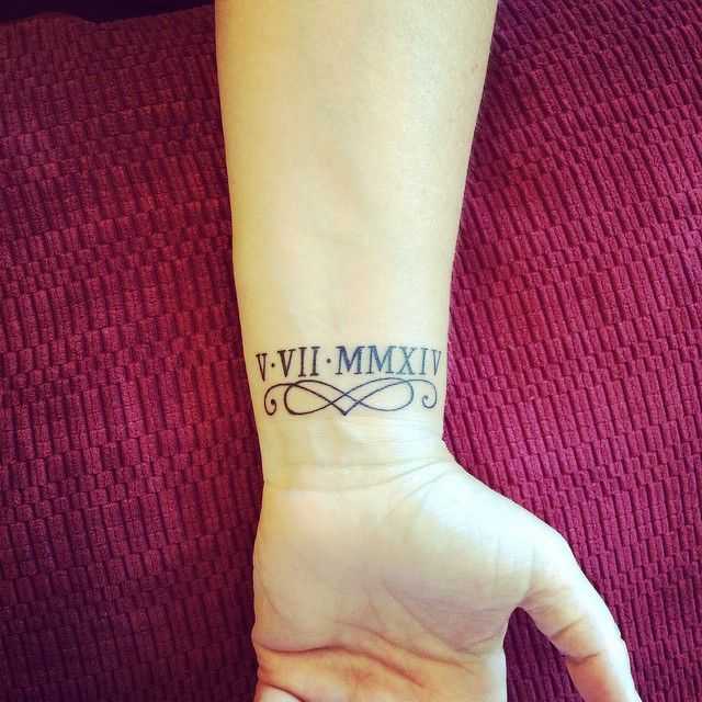 Tattoo • как составить дату рождения из римских цифр