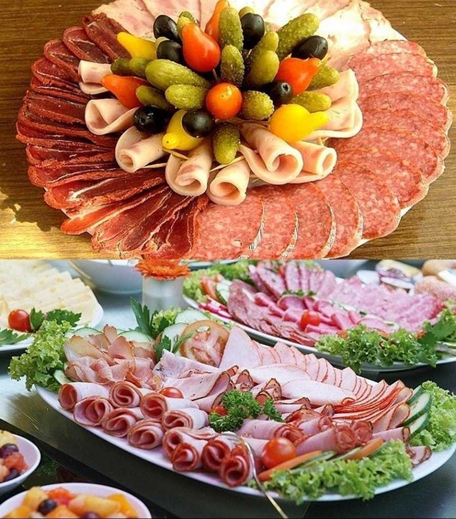 Украшение блюд на праздничный стол
