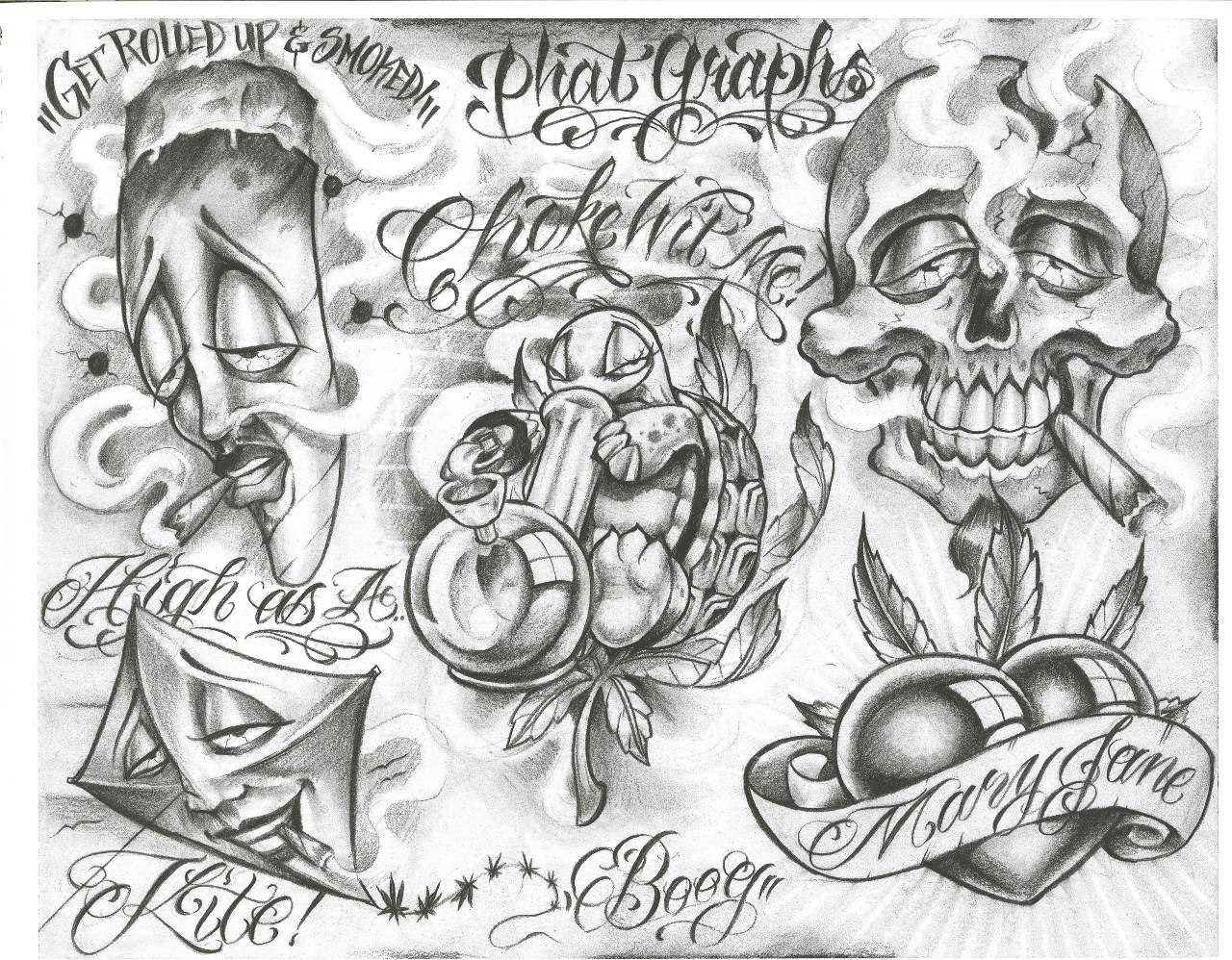 Тату стиль чикано (chicano tattoo)