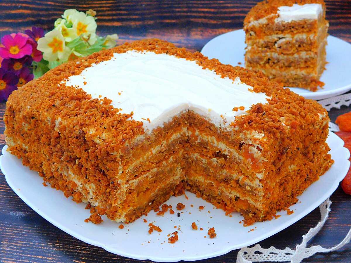 Морковный торт
