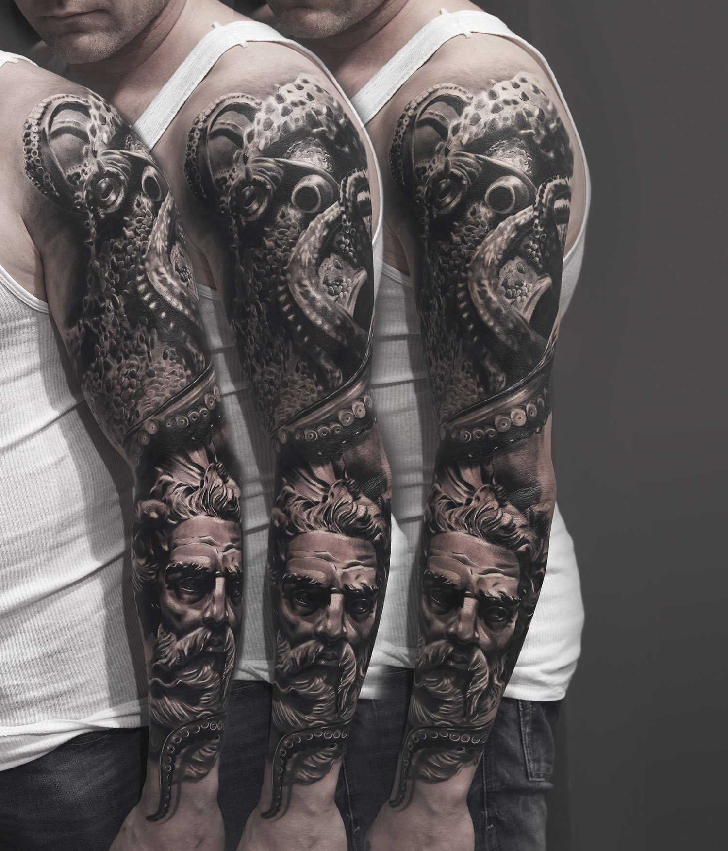 Tattoo • тату «рукав» для девушек: подробно о всех стилях