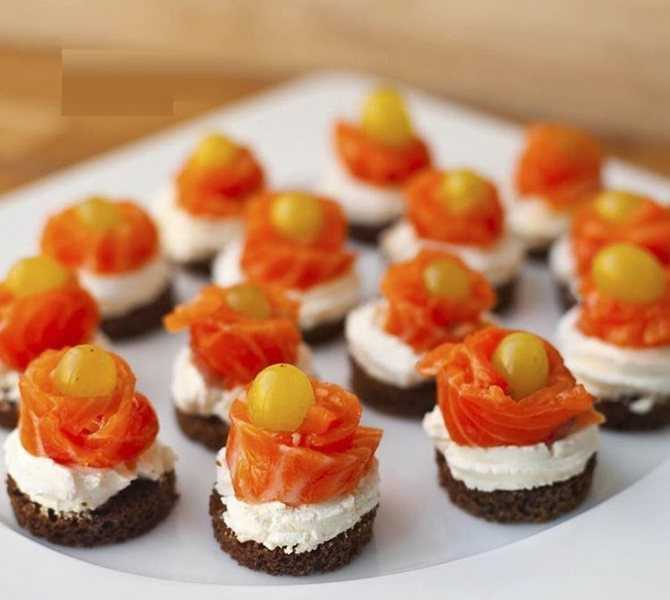 Бутерброды с красной рыбой — простые и вкусные рецепты на праздничный стол
