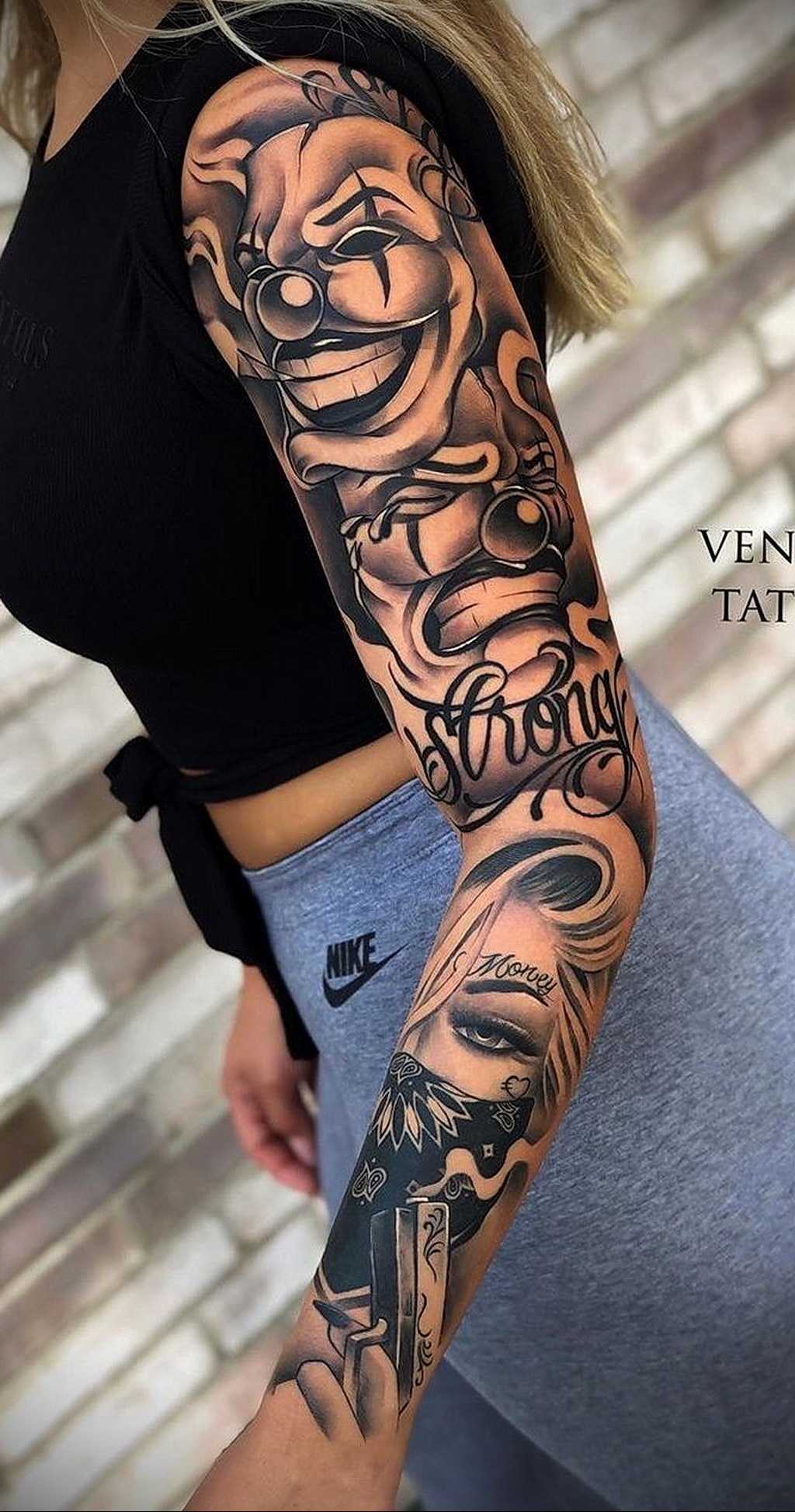 Tattoo • тату «рукав» для девушек: подробно о всех стилях