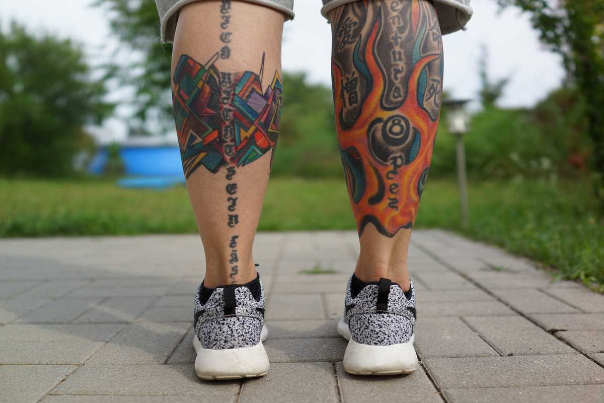 ❽❽❽ crazytattoo --- тату на икре --- лучшие идеи, фото, эскизы