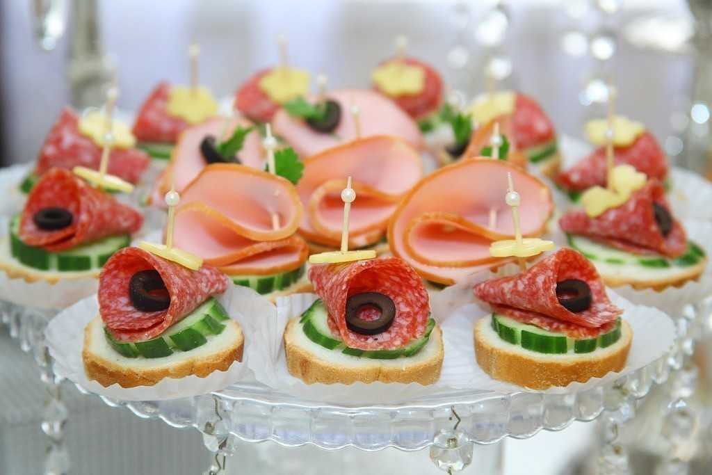Закуски для фуршета - произведение искусства: рецепты с фото и видео