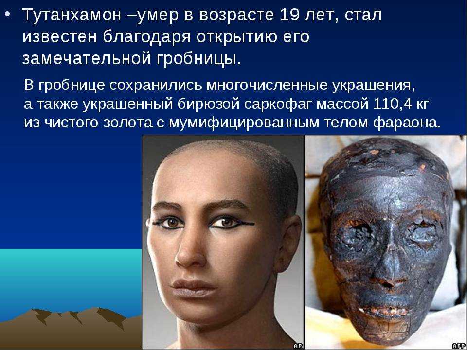 5 фактов о мумии тутанхамона, которые известны не всем