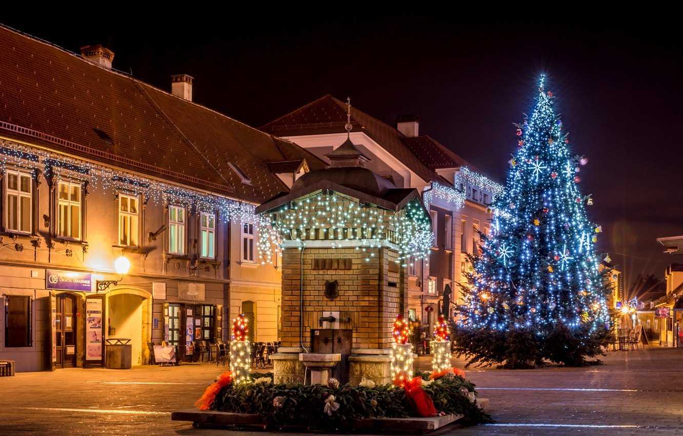 Новогодние города фото: новогодний город (55 фото) — орфографика. перевод звука в текст