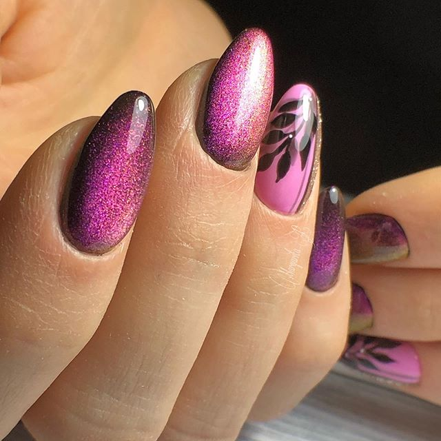 Маникюр кошачий глаз 2023 - modnail.ru - красивый маникюр